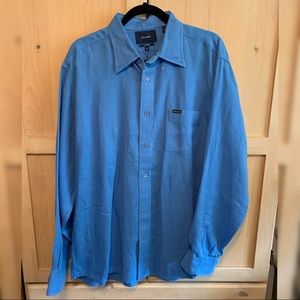 100% Linen Men’s Button Down From Faconnable